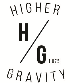 higher gravity logo hg logo white_top only